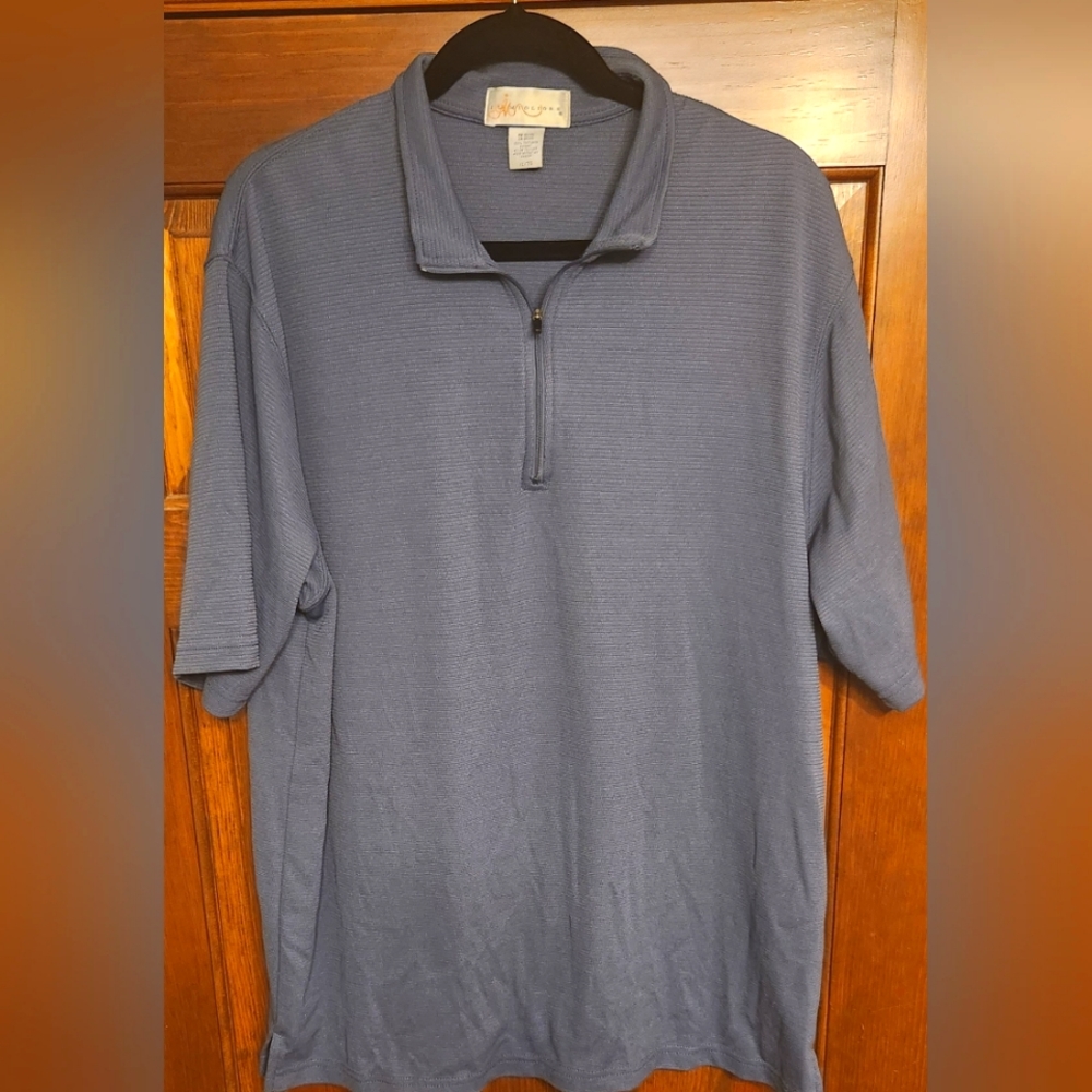 3 for $30* Il Migliore Blue Half Zip Polo Sz XL